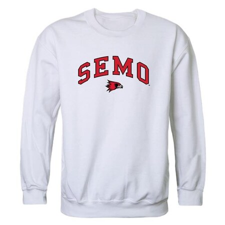 W Republic W Republic 541-149-WHT-03 Southeast Missouri State University Men Campus Crewneck Sweatshirt; White - Large 541-149-WHT-03
